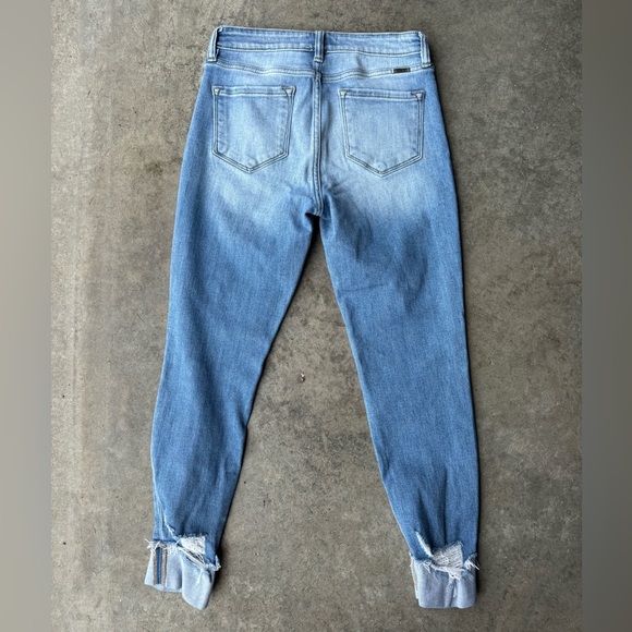 KanCan Light Blue Distressed Ankle Jeans - Picture 6 of 6